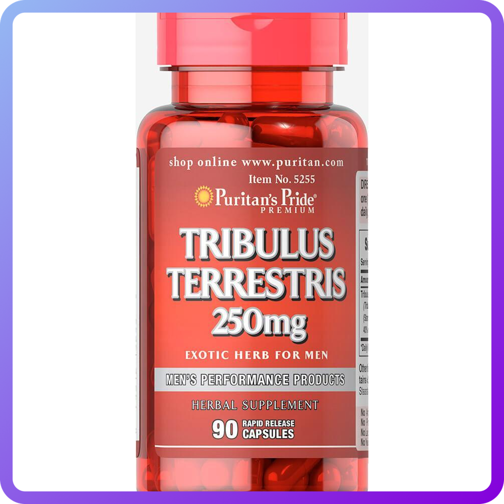 Бустер тестостерону Puritans Pride Tribulus Terrestris 250 мг (90 капс) (339332)