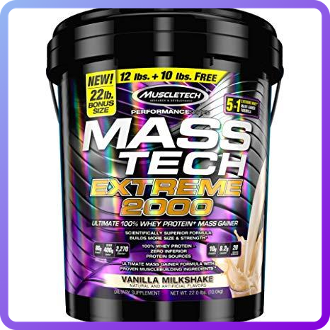 Гейнер MuscleTech Mass Tech Extreme 2000 (10 кг) (102604): продажа ...