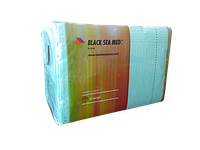 Нагрудники (салфетки для пациента) одноразовые 3-х слойные водонепромокаемые BLACKSEAMED , мятные, 50шт