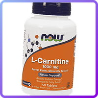 L-Карнітин NOW Foods L-Carnitine 1000 мг (50 таб) (228325)