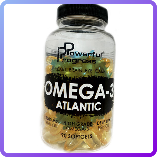 Риб'ячий жир Powerful Progress Omega 3 Atlantic 90 гель.капс (344335)