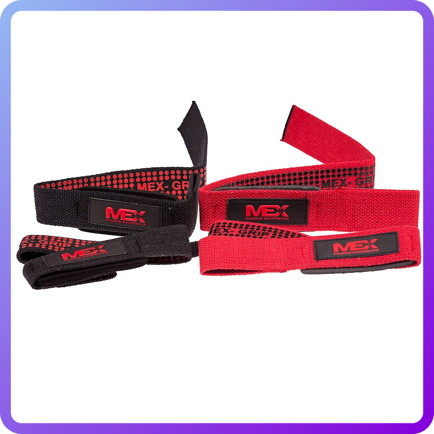 Підйомні ремені MEX Pro Nutrition Lift Lifting Straps (Червоні) (334864)