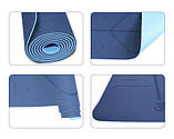 Килимок Фитнес коврик для йоги пилатеса мат йога пилатес Yoga mat, фото 4