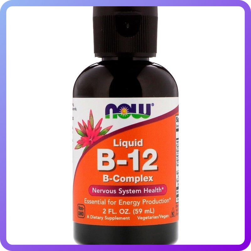Вітамін B-12 Рідкий Now Foods Vitamin B-12 Рідкий Liquid B-12 мл 59 (343021)