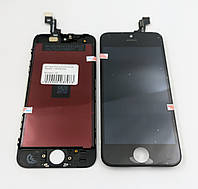 Дисплей iPhone 5s/iPhone SE, черный, с тачскрином