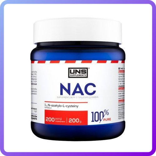 N-ацетилцистеїн UNS 100% Pure NAC 200 г (346450)