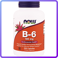 Витамины NOW Foods B-6 100 мг (100 капс) (229842)