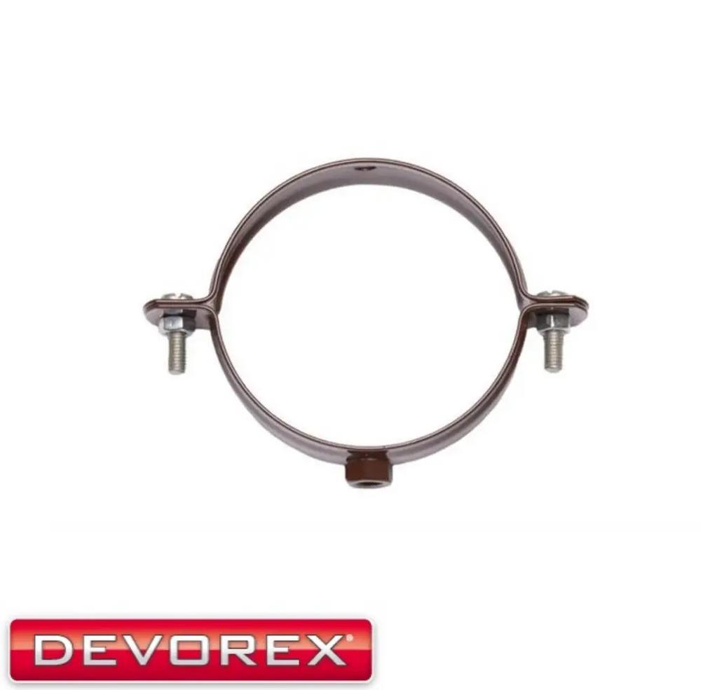 Кронштейн жолоба Devorex Classic 120 Коричневий