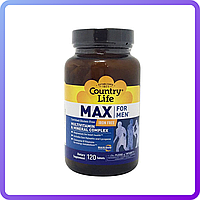 Мультивитамины и Минералы для Мужчин Country Life Max for Men 120 таблеток (454240)