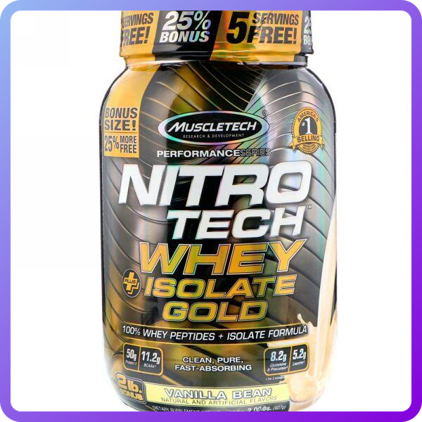Протеїн MuscleTech Nitro-Tech Whey Isolate Gold 816 (Milk ) 816 (341993)
