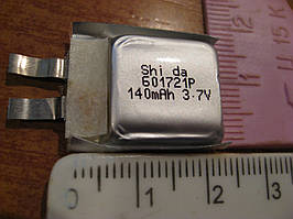 Літій-полімерний акумулятор 601721 Shida 3,7 v 140mAh