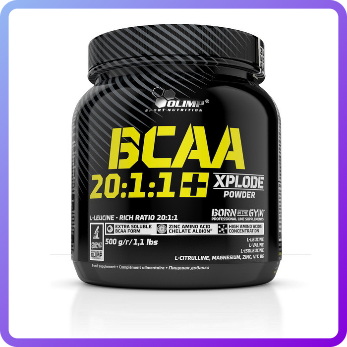Амінокислоти BCAA OLIMP BCAA 20:1:1 Xplode (500 г) (337734)