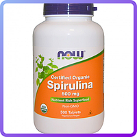 Спіруліна NOW Foods Spirulina 500 мг (500 таб) (107152)