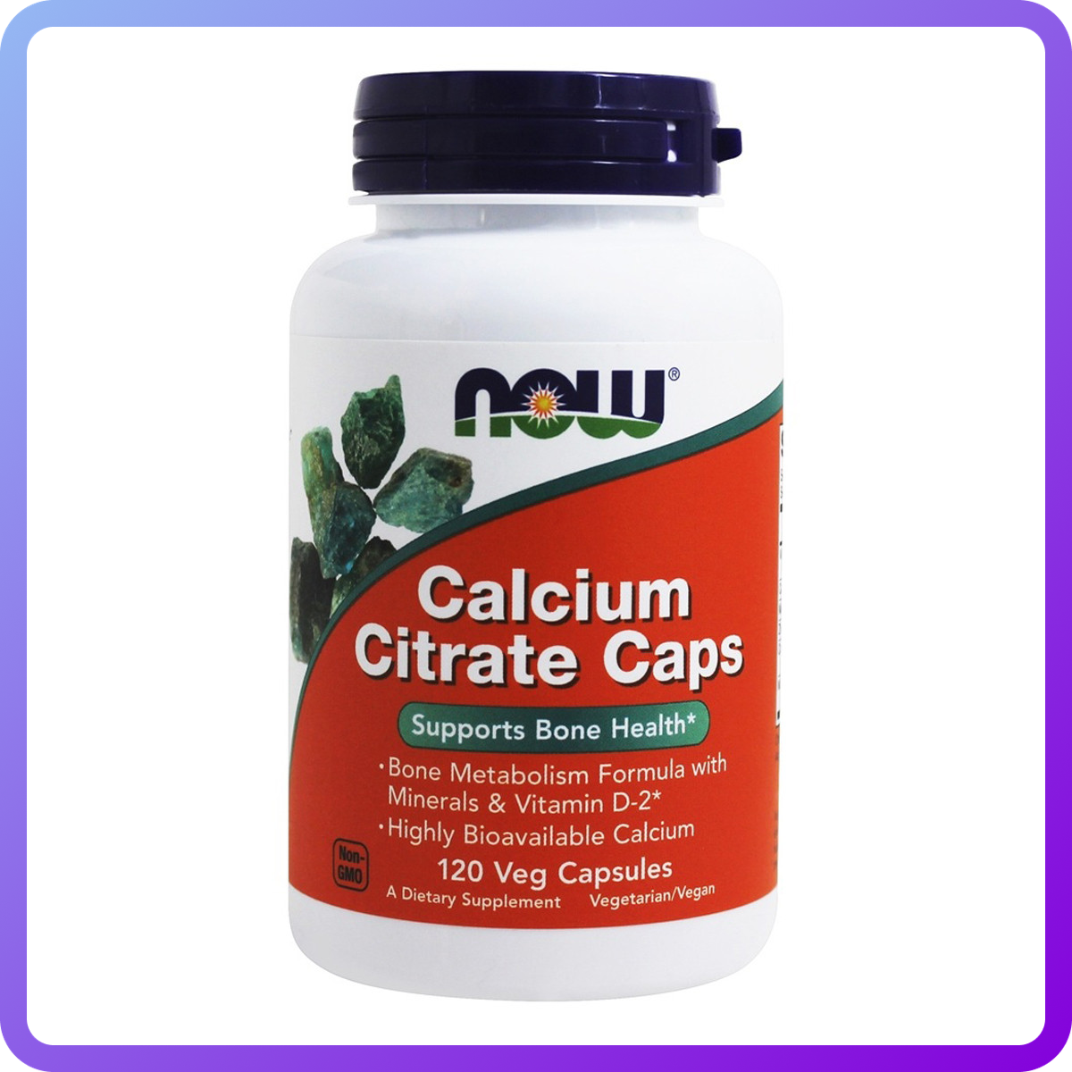 Цитрат Кальцію Now Foods Calcium Citrate plus 120 гельових капсул (343073)