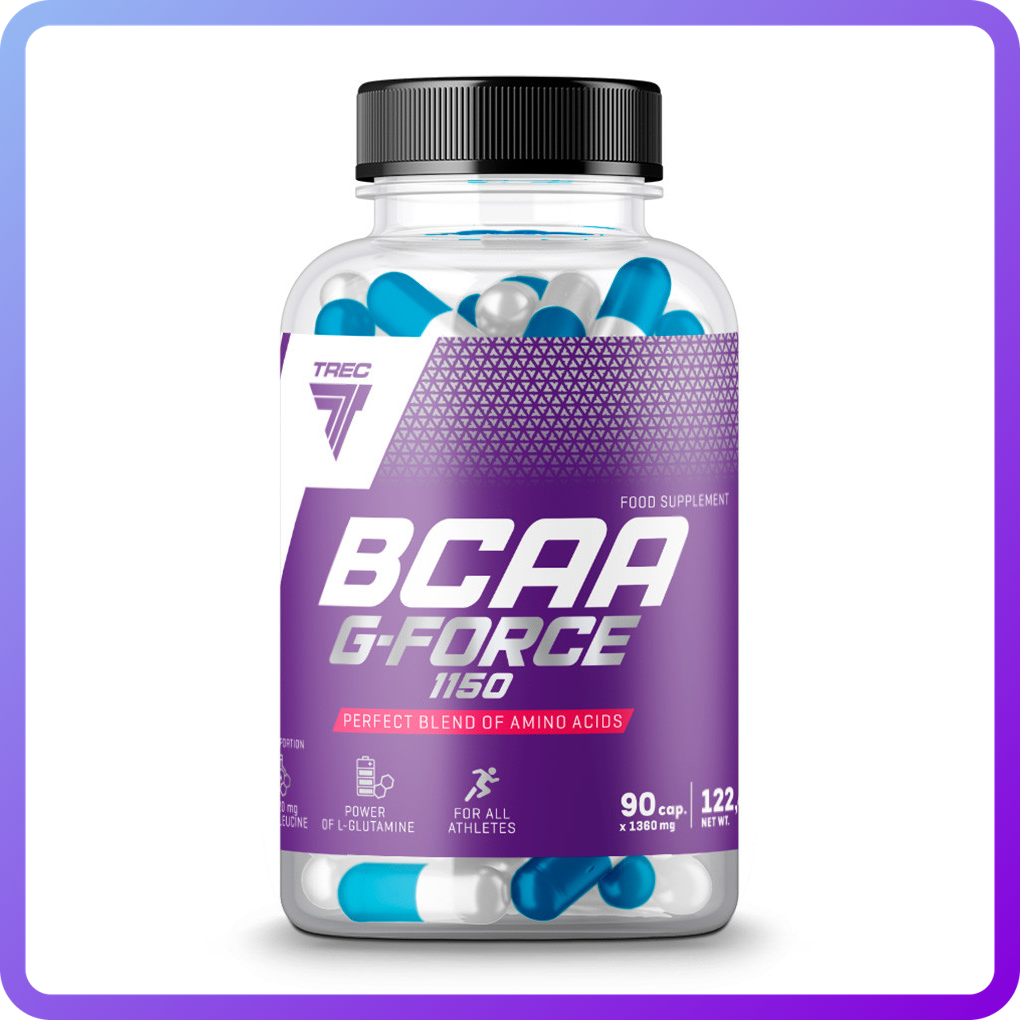 Амінокислоти BCAA Trec Nutrition BCAA G-Force 1150 (90 капс) (347475)