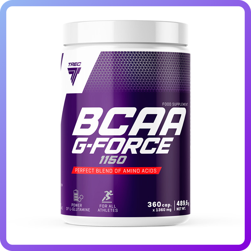 Амінокислоти BCAA Trec Nutrition BCAA G-Force 1150 (360 кап) (347476)