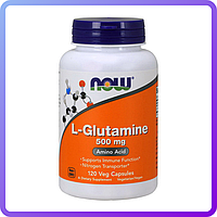 Глютамін NOW Foods L-GLUTAMINE 500 мг (120 кап) (229859)