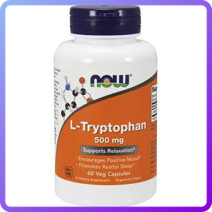 Триптофан NOW Foods L-Tryptophan 500 мг (120 кап) (339428)