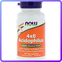 Пробиотики NOW Foods 4X6 ACIDOPHILUS (120 капс) (452063)