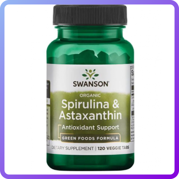 Спіруліна Swanson Spirulina Astaxanthin 120 вег.капс (346482)