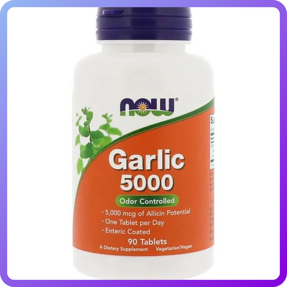 Екстракт Часнику Now Foods Garlic 5000 90 таблеток (343079)
