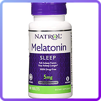 Снодійне Natrol Melatonin Time Release (5мг) (100 таб) (102711)