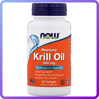 Масло криля NOW Foods KRILL OIL NEPTUNE 500 мг (60 капс) (452086)
