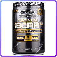 Амінокислоти BCAA MuscleTech Platinum BCAA 8:1:1 (200 кап) (334993)