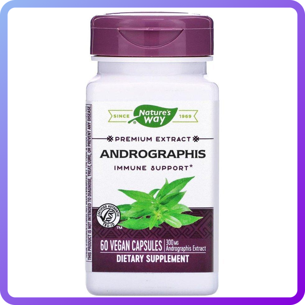 Андрографис Стандартизований nature's Way Andrographis 60 капсул (343101)