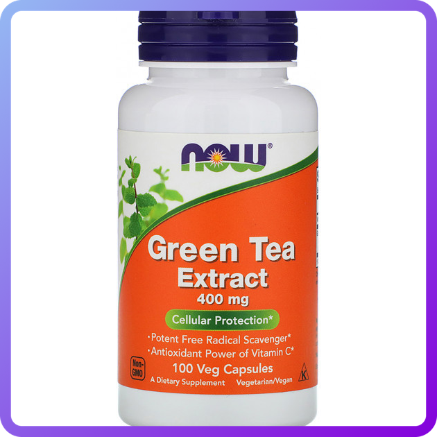 Екстракт зеленого чаю NOW Foods Green Tea Extract 400 мг (100 капс) (339490)