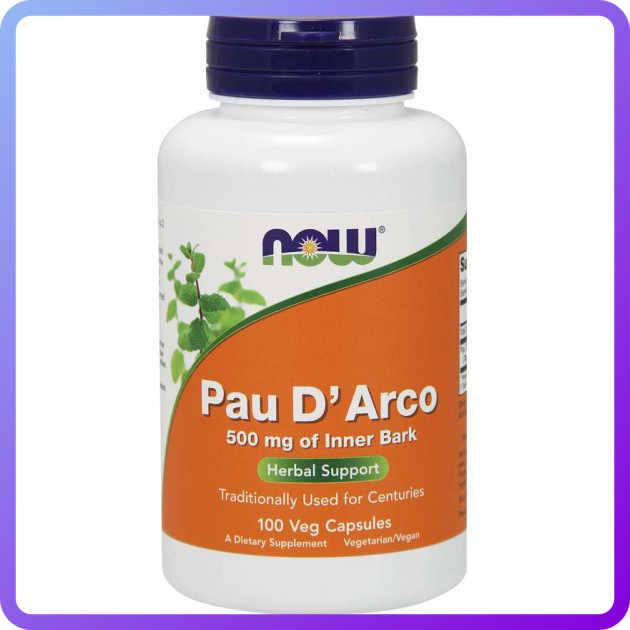 Антипаразитарні NOW Foods Pau D Arco 500 мг (100 капс) (339492)