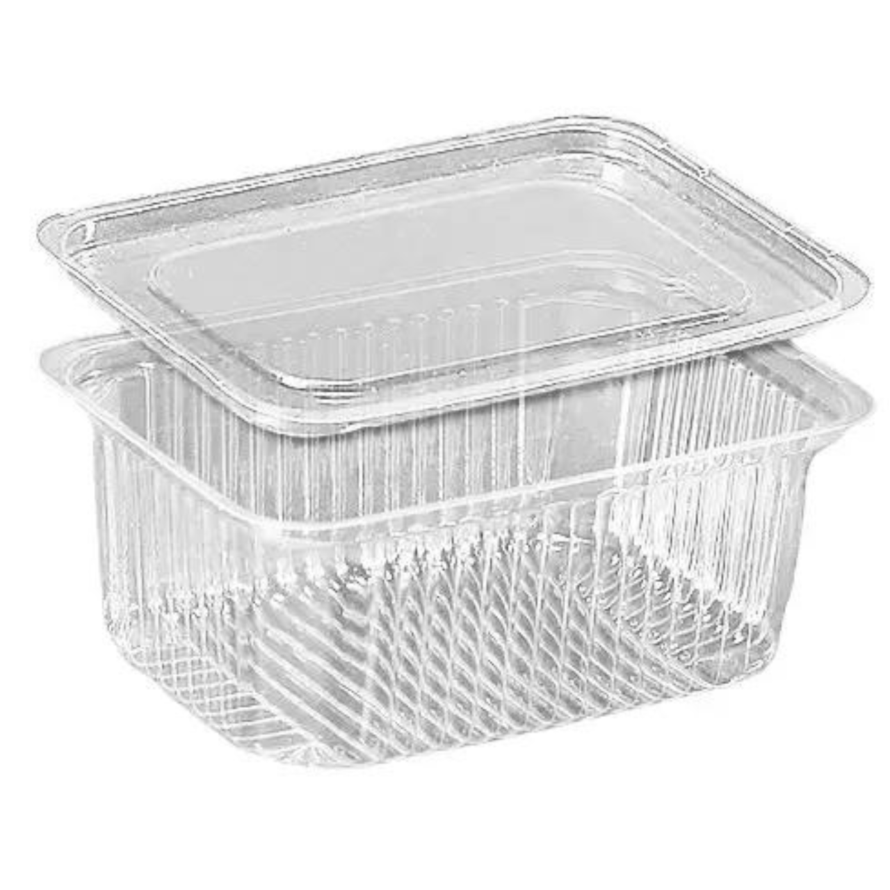 Пластикова одноразова упаковка-контейнер для їжі (салатів та напівфабрикатів) 143x104x58 мм 500 мл 700 шт, фото 1