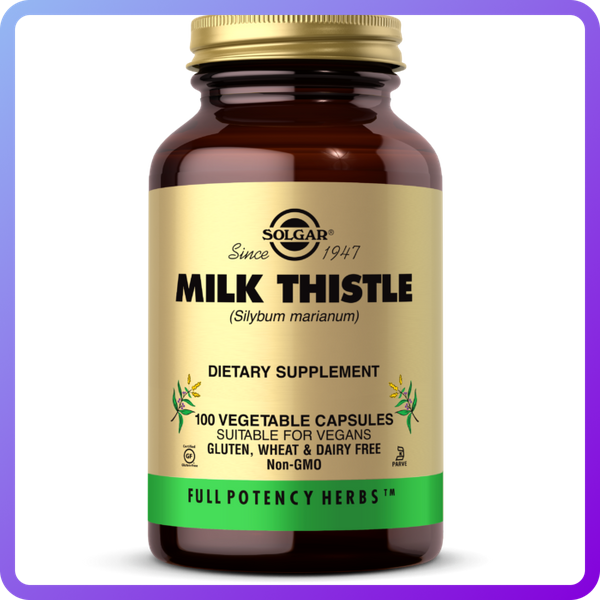 Екстракт Розторопші Плямистої Solgar Milk Thistle 100 вег.капс (345493)