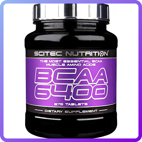 Амінокислоти BCAA SciTec Nutrition BCAA 6400 (375 таб) (336363)