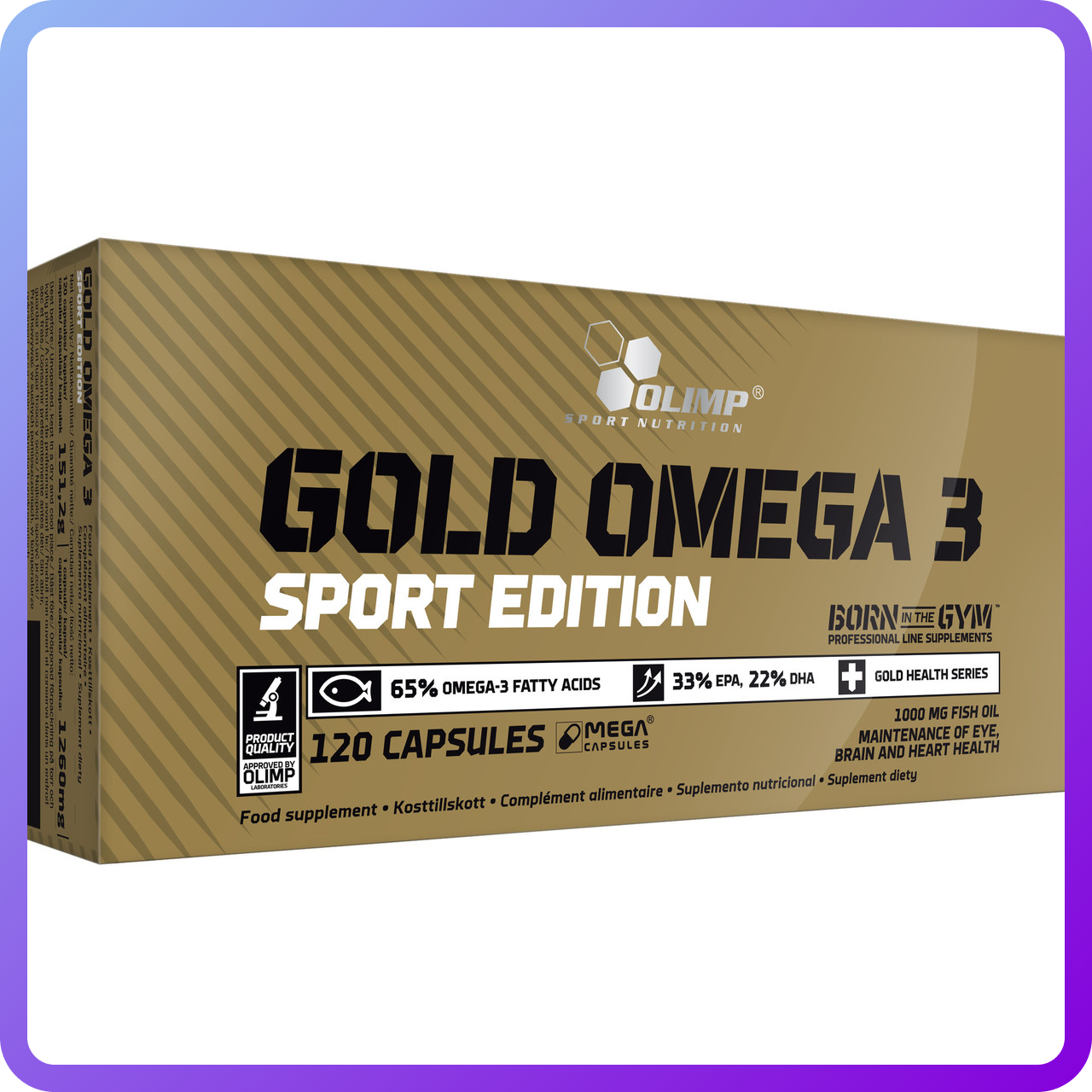 Риб'ячий жир Olimp Labs Gold Omega-3 Sport 120 кап (109780)