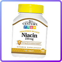 Вітаміни і мінерали 21st Century Niacin 250 мг (110 таб) (228548)