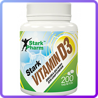 Витамины и минералы Stark Pharm Stark Vitamin D3 2000IU 200 таб (471983)