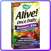 Вітаміни для жінок nature's Way Once Daily women's 50 + MultiVitamin (60 таб) (224018)