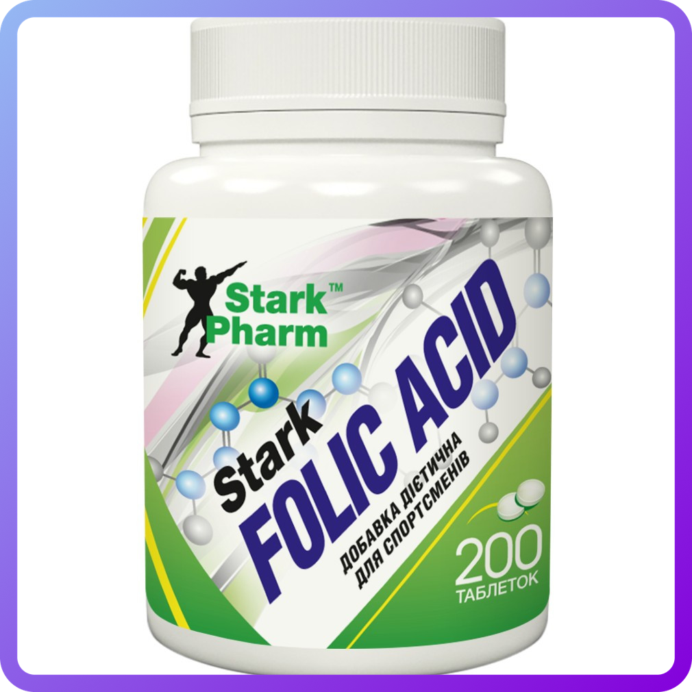 Фолієва кислота Stark Pharm Stark Folic Acid 200 таб (346551)