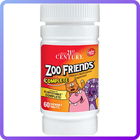 Вітаміни і мінерали 21st Century Zoo Friends Complete children's Multivitamin / Multimineral (60 таб) (228562)