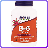 Витамины NOW Foods B-6 100 мг (100 капс) (108624)