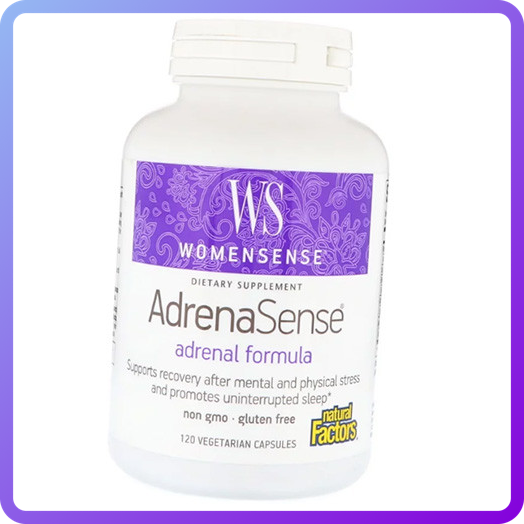 Комплекс для підтримки наднирників Natural Factors WomenSense AdrenaSense 120 капсул (340897)