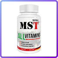 Вітаміни і мінерали MST Nutrition All Vitamins 120 капс (113232)