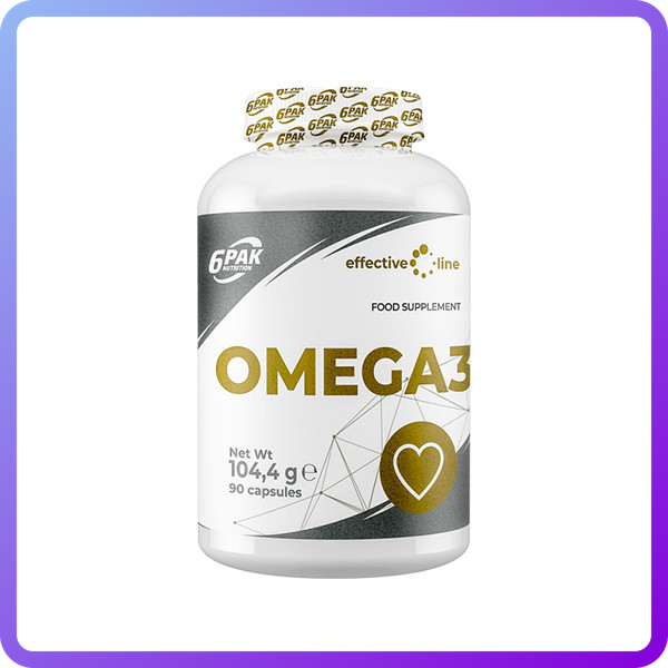 Риб'ячий жир 6PAK Nutrition Omega 3 (90 кап) (339605)