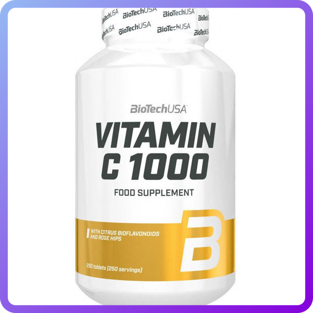 Вітаміни і мінерали Biotech Vitamin C 1000 250 мг таб (344495)