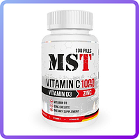 Вітаміни і мінерали MST Nutrition Vitamin C 1000 мг + D3 100 капс (113247)