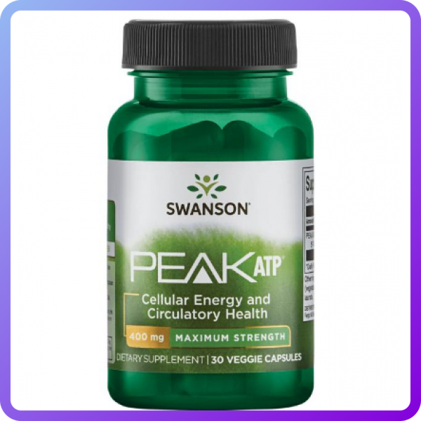 Енергетик Swanson Peak ATP 400 мг 30 вег.капс (346573)