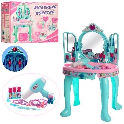KM008-906 Трюмо іграшкове 72-30-45 см, музика, світло, фен, аксесуари, коробка 51-38-14 см
