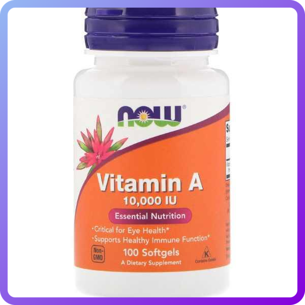 Вітаміни NOW Foods A 10000 IU (100 капс) (340938)