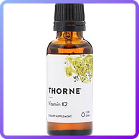 Витамин К2 Thorne Research Vitamin К2 1 Жидкая Унция (30 мл) (470021)